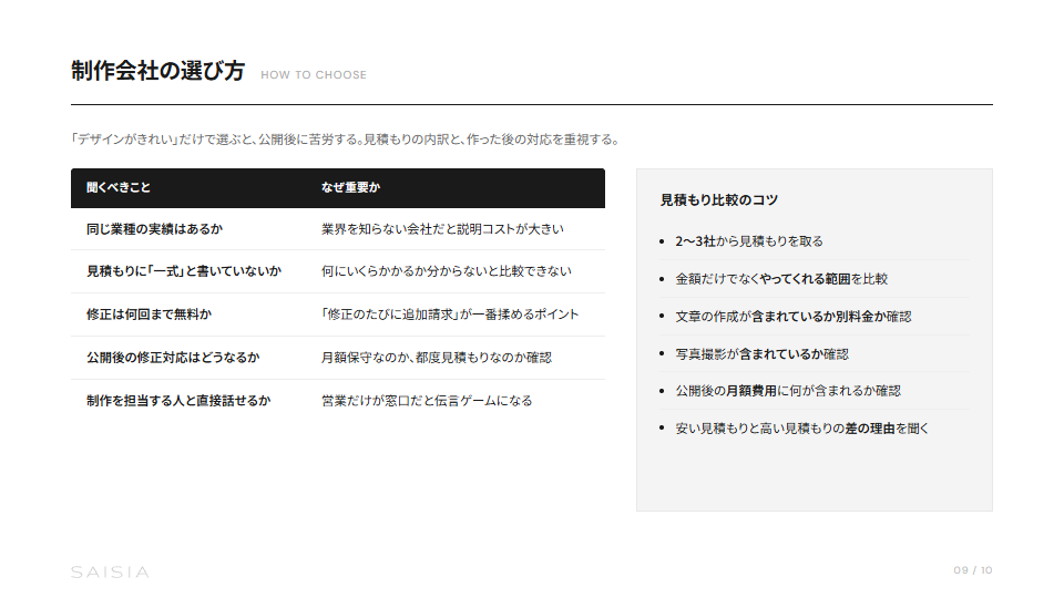 ホームページリニューアル完全チェックリスト プレビュー 7